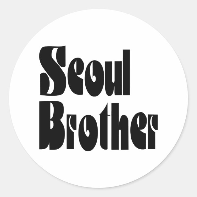 Adesivo Seoul Brother Classic Round Sticker (Frente)