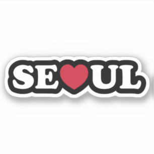 Adesivo Seoul Love Heart Sticker