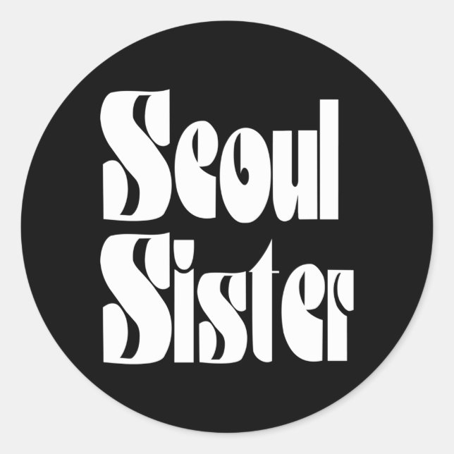 Adesivo Seoul Sister Classer Round Sticker (Frente)