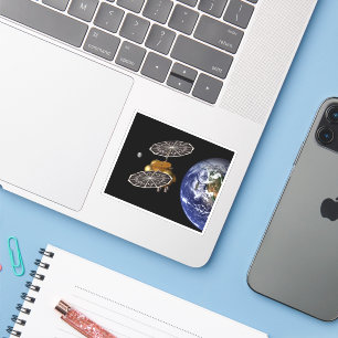 Adesivo Separação Do Veículo De Entrada Numa Missão Marte.