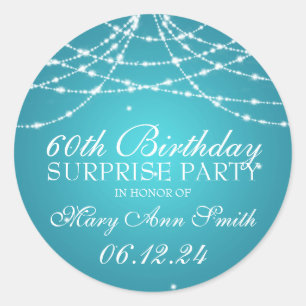 Adesivo Sequência de Festas de aniversário Surpresa de Tar