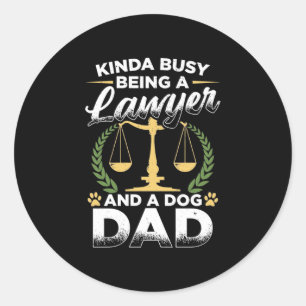 Adesivo Ser Advogado E Pai De Cachorro