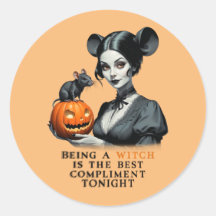 Ser bruxa é o melhor elogio esta noite.