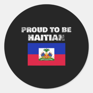 Adesivo Ser Haitiano - Bandeira do Haiti Anti-Racismo