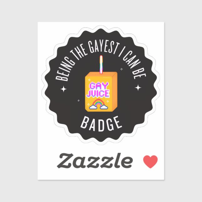 Adesivo Ser o mais gay que posso ser (Folha)