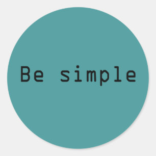 Adesivo ser simples