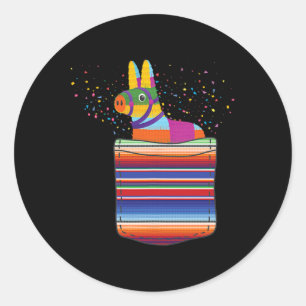 Adesivo Serape Pocket Pinata Mexicana Fiesta (não é uma ve