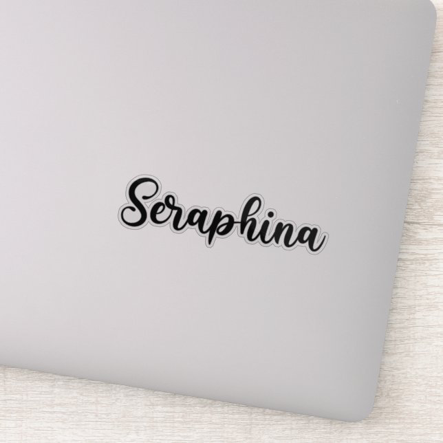 Adesivo Seraphina Name - Caligrafia manuscrita (Detalhe)