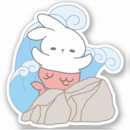 Adesivo Sereia Bunny Acomoda Uma Abertura De Verão