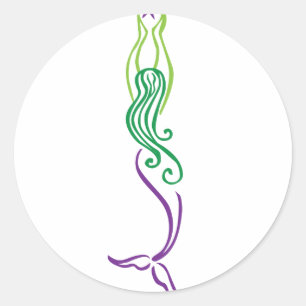 Adesivo Sereia da estrela do mar