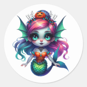 Adesivo Sereia de Halloween
