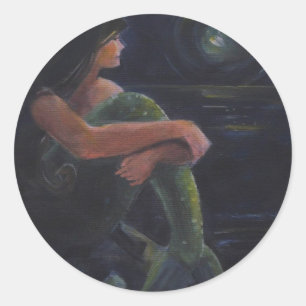 Adesivo Sereia e a lua