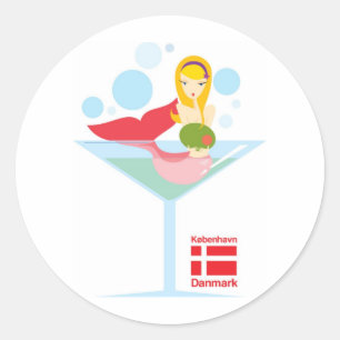 Adesivo sereia não-assim-pequena