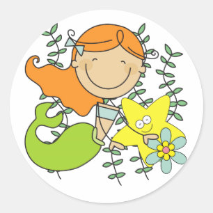 Adesivo Sereia Redhead