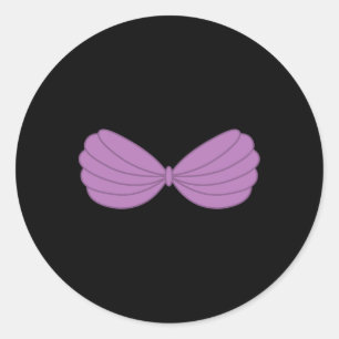 Adesivo Sereia Roxo - Cartoon Gráfico 1