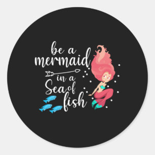 Adesivo Sereia Sereia Sereia Garota Engraçada Aniversári