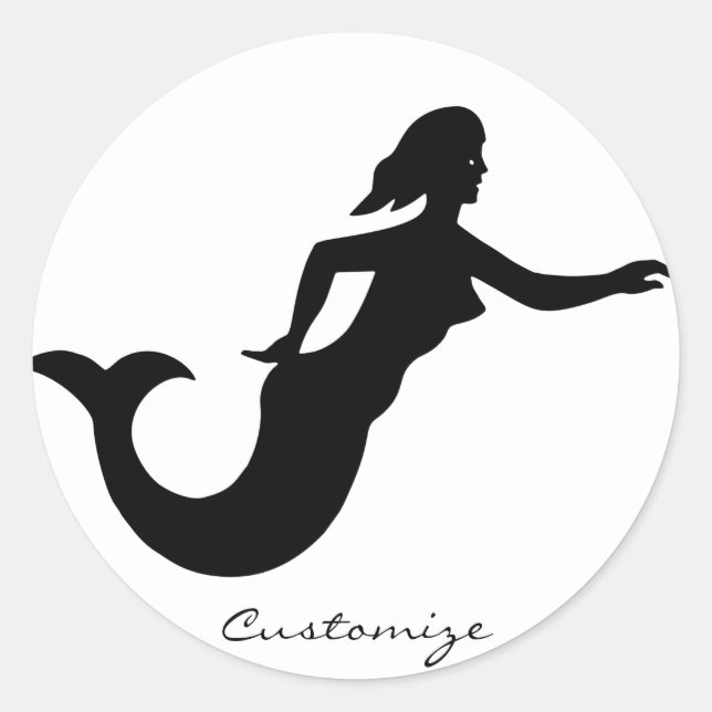 Adesivo Sereia Silhouette Thunder_Cove (Frente)