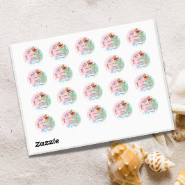 Adesivo Sereia Sob O Mar Obrigado Vinhetas