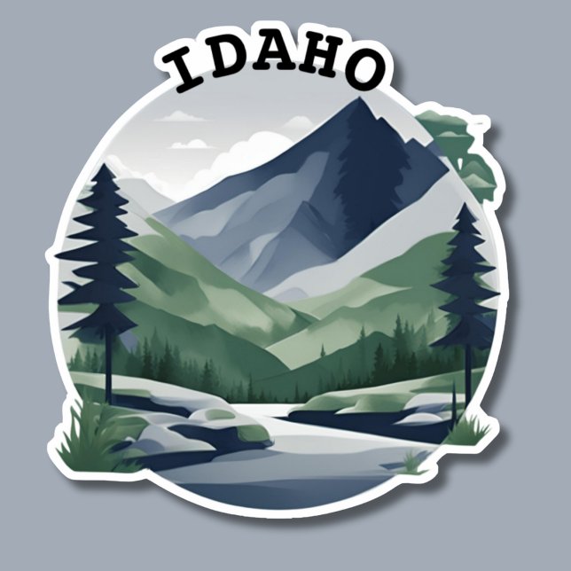 Adesivo Serene Idaho - Proteção da paisagem da montanha (Criador carregado)