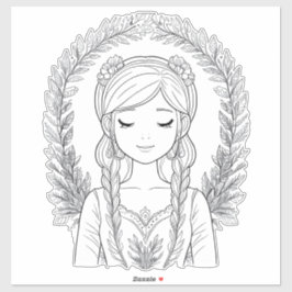 Adesivo Serenidade no Embrião da Natureza