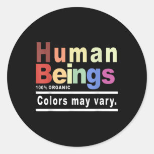 Adesivo Seres Humanos Cores Orgânicas A 100% Podem Variar 