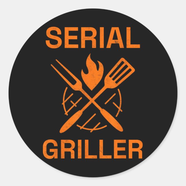 Adesivo Serial Griller Churrasco Grill Master Smoker Co (Frente)
