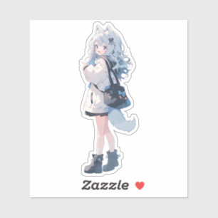 Adesivo Série Anime Girl