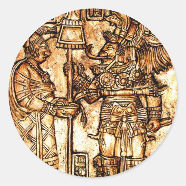 Adesivo Série de Fotografias Mayan Carvings #1 (Frente)