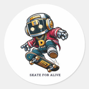 Adesivo Série de Skate Street Style