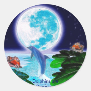 Adesivo Série DOLPHIN MOON Paradise Art
