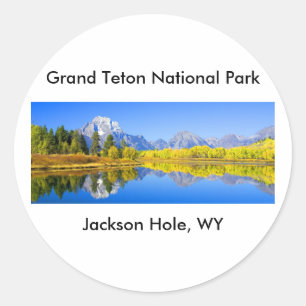 Adesivo Série grande 1 do parque nacional de Teton