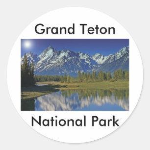 Adesivo Série grande 4 do parque nacional de Teton