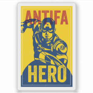 Adesivo SÉRIE HEROIS DA ANTIFA: Capitão América