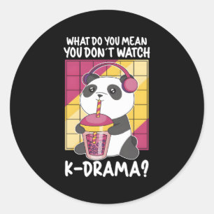 Adesivo Série K-Drama Kdrama Coreia do Sul Panda K-Pop Wat