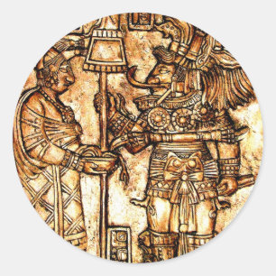 Adesivo Série maia #1 da foto dos Carvings