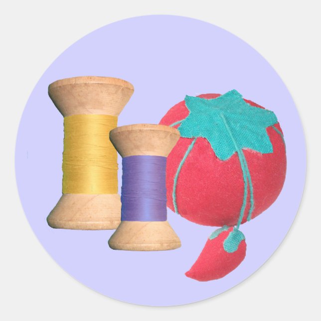 Adesivo Série Vintage Wooden Spool (Frente)