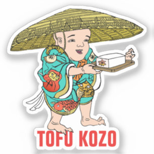 Adesivo Série Yokai: Tofu Kozo