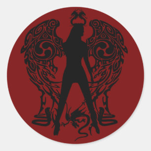 Adesivo Serpent Angel Stickers