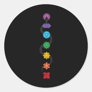 Adesivo Serpente Kundalini Ascendente 7 Chakras Yoga - Kun