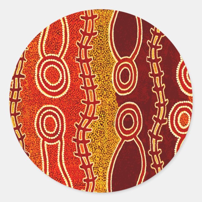 Adesivo Serpentes Aborígines . (Frente)