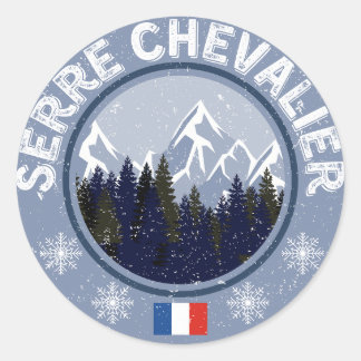 Adesivo Serre Chevalier Station de Ski