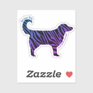 Adesivo Service Dog, não separe-se da galáxia que manuseia