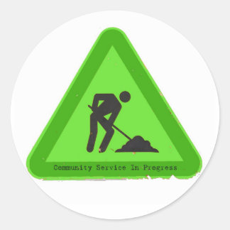 Adesivo Service in Progress Sticker