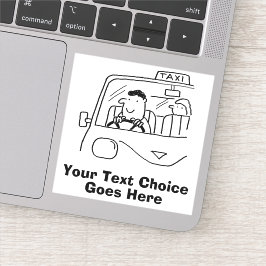 Adesivo Serviço Privado de Aluguer e Táxi