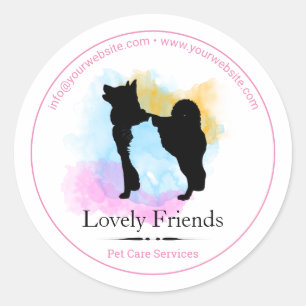 Adesivo Serviços de Pet Care/ Sitting