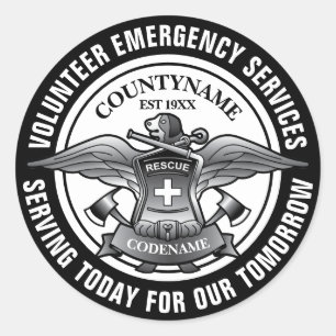 Adesivo Serviços Voluntários de Emergência
