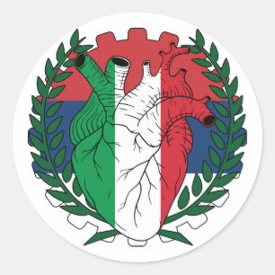 Adesivo Sérvio Sérvia Santo Josephs Day Italiano Itália