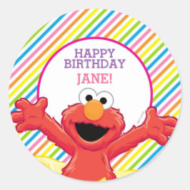 Adesivo Sesame Street | Aniversário da Menina Elmo