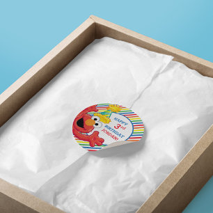 Adesivo Sesame Street   Elmo - Aniversário Arco-íris