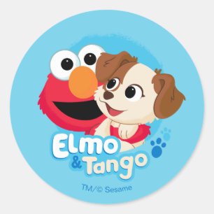 Adesivo Sesame Street Elmo & Tango Insígnia